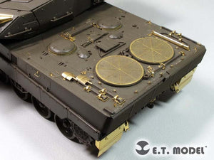 E.T. Model EA35-115 German Leopard 2 A5/6 MBT Engine &amp;amp; Turret Rack Grills For TAMIYA Kit 1/35 – imagen 3