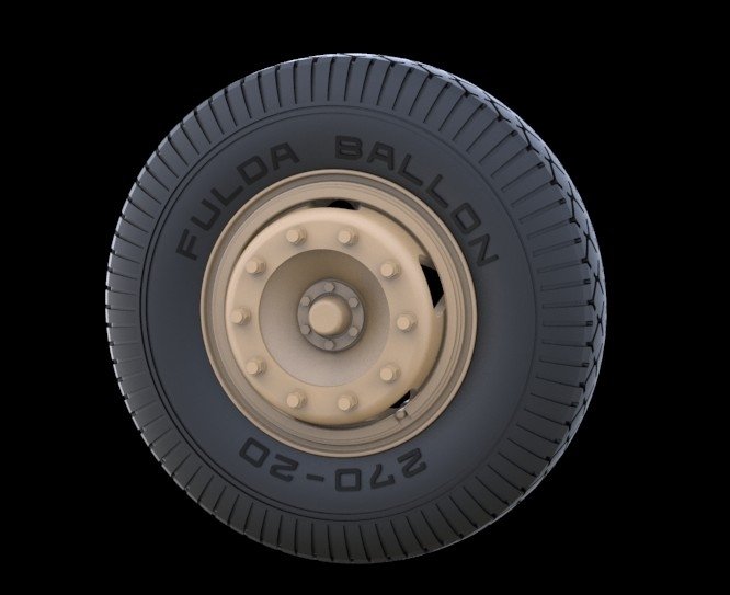 Panzer Art RE35-244 Road wheels for Mercedes 4500 (early pattern) 1/35 – imagen 3
