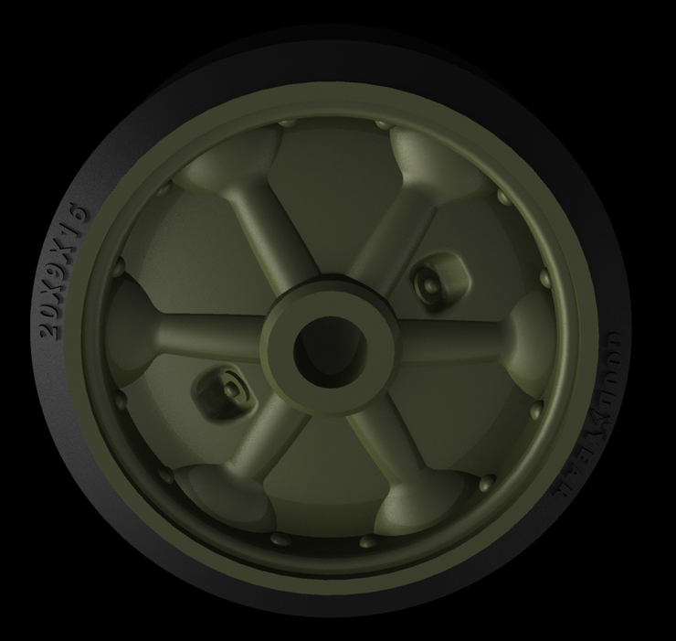 Panzer Art RE35-637 M4 “Sherman” Road wheels Pattern No7 1/35 – immagine 2