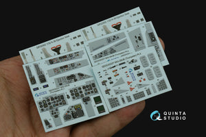 Intérieur imprimé en 3D et coloré du MiG-29UB (Trumpeter) de Quinta Studio QD32227, échelle 1/32 – image 4