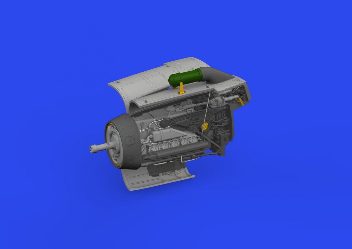 Eduard 672350 Bf 109F engine PRINT EDUARD 1/72 – immagine 3
