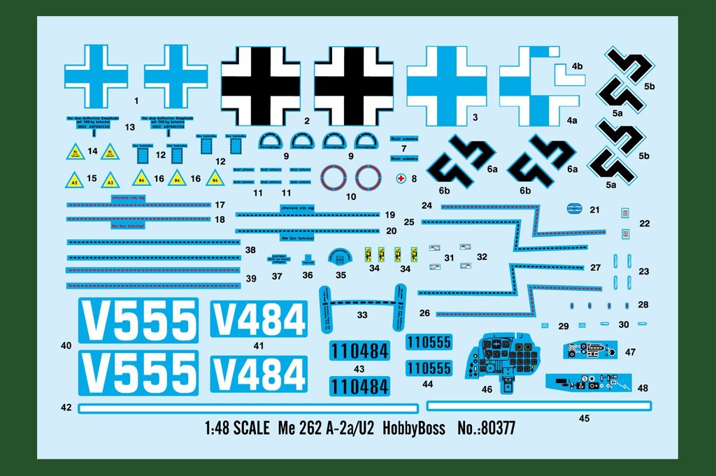 Hobby Boss 80377 Me 262 A-2a/U2 – image 3