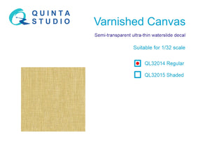 Quinta Studio QL32014 Toile vernie, format standard 1/32