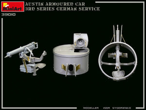 Miniart 39010 AUSTIN ARMOURED CAR 3rd SERIES: GERMAN, AUSTRO-HUNGARIAN, FINNISH SERVICE. INTERIOR KIT 1/35 – imagen 6