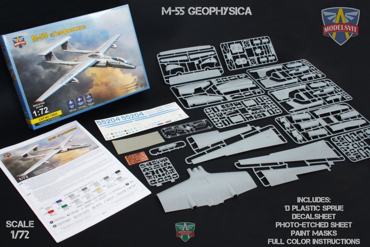 Modelsvit 72055 M-55 &amp;quot;Geophysica&amp;quot; research aircraft 1/72 – imagen 2