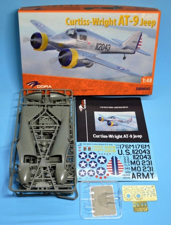 Dora Wings 48043 Curtiss-Wright AT-9 Jeep 1/48 – imagen 3