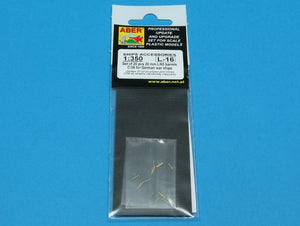Aber 350L-16 Set of 20 pcs 20 mm L/65 barrels C/38 for German ships 1/350 – immagine 3
