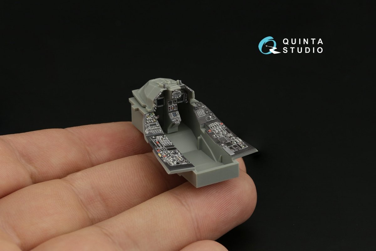 Quinta Studio QDS-48388 F-16A MLU 3D-Printed &amp;amp; coloured Interior on decal paper (Kinetic) (Small version) 1/48 – imagen 8