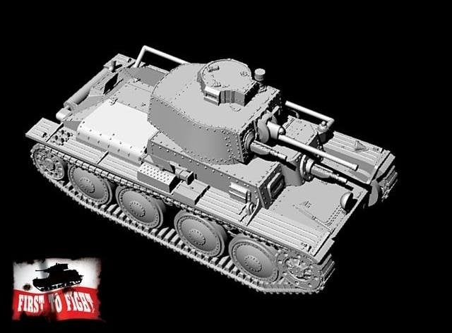 First To Fight PL081 - PzKpfw 38(t) Ausf. A (LT VZ .38) Niemiecki Czołg Lekki 1/72 – imagen 2