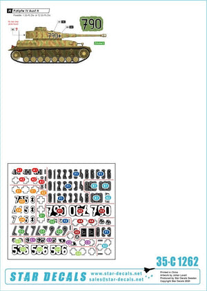Star Decals 35-C1262 PzKpfw IV in Normandy and France # 2 1/35 – immagine 2