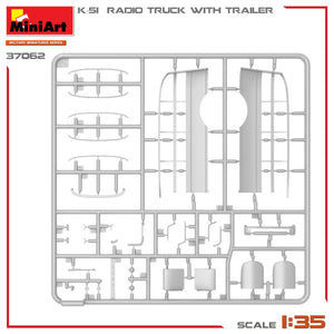 Miniart 37062 K-51 RADIO TRUCK WITH TRAILER 1/35 – imagen 15