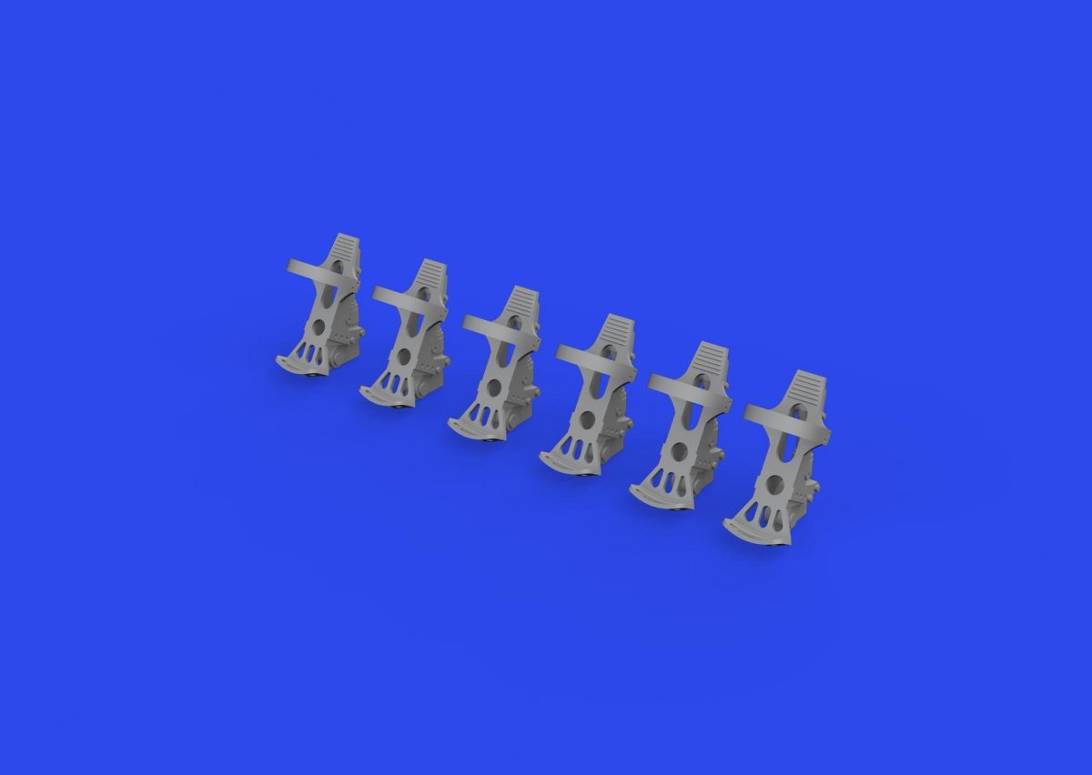 Eduard 632191 Luftwaffe rudder pedals PRINT 1/32 – zdjęcie 2