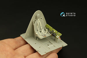 Quinta Studio QD32189 F6F-3E/N Hellcat 3D-Printed coloured Interior on decal paper (Trumpeter) 1/32 – imagen 7