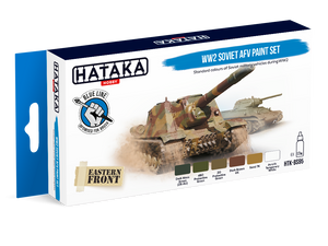 Hataka HTK-BS95 Ensemble de peinture AFV soviétique WW2 (6x17ml)