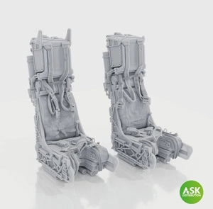 Art Scale Kit A32040 SJU-17 Ejection Seats for F-14D - with Seat Belts (2 pcs) rec. for Trumpeter 1/32
