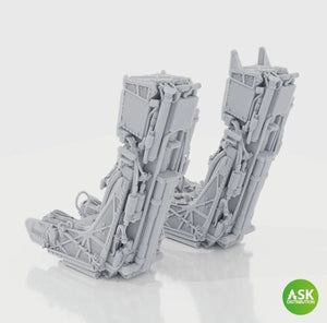 Art Scale Kit A32040 SJU-17 Ejection Seats for F-14D - with Seat Belts (2 pcs) rec. for Trumpeter 1/32 – imagen 2