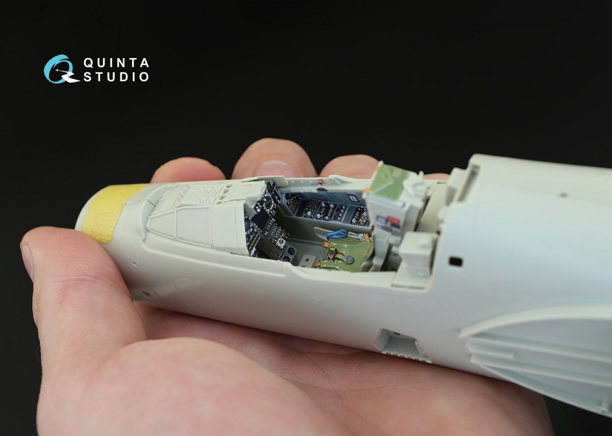 Quinta Studio QD32009 Mirage 2000C 3D-Printed &amp;amp; coloured Interior on decal paper (for Kitty Hawk kit) 1/32 – Bild 10