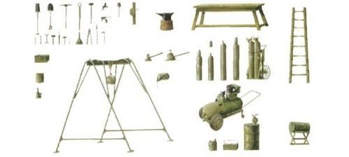 Italeri 0419 Atelier d'outillage de terrain (1/35)