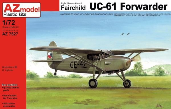 Maquette AZ7527 Fairchild UC-61 Forwarder 1/72