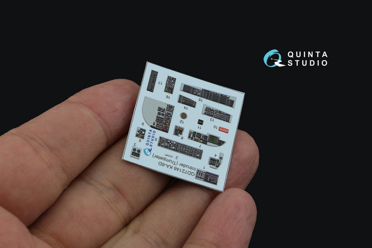 Quinta Studio QD72146 KA-6D Intruder 3D-Printed coloured Interior on decal paper (conversion from Trumpeter) 1/72 – Bild 7