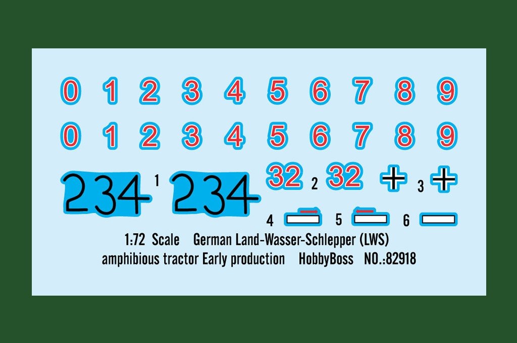 Hobby Boss 82918 German Land-Wasser-Schlepper (LWS) amphibious tractor Early production 1/72 – imagen 2