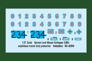 Hobby Boss 82918 German Land-Wasser-Schlepper (LWS) amphibious tractor Early production 1/72 – imagen 2