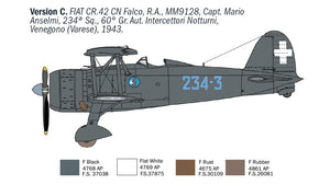 Italeri 1485 FIAT CR.42 CN Falco Night Fighter 1/72 – imagen 7