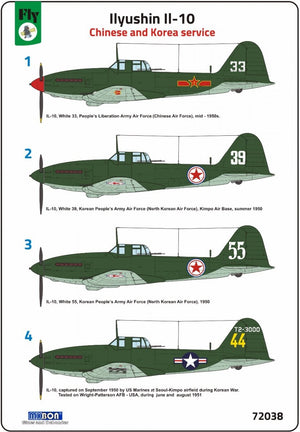 Fly 72038 Ilyushin Il-10 Chinese and Korea service 1/72 – imagen 2