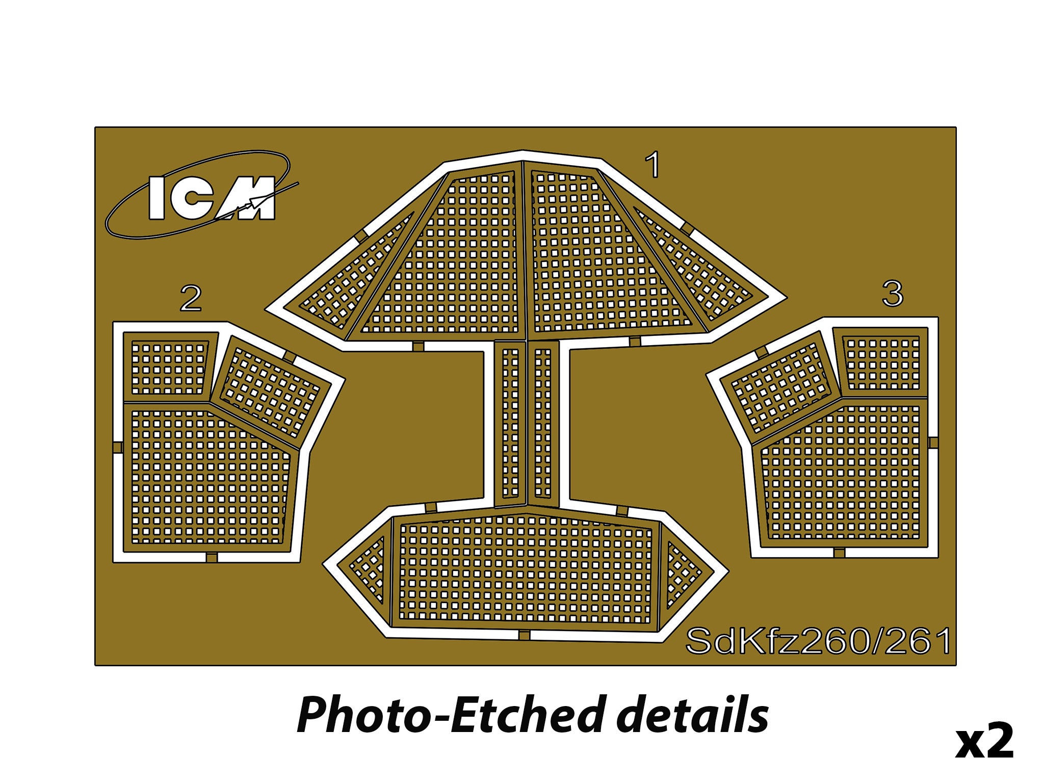 ICM DS7207 Wehrmacht Light Armored Vehicles (Sd.Kfz.222 / Sd.Kfz.223 / Sd.Kfz.260 and Sd.Kfz.261) 1/72 – Bild 5