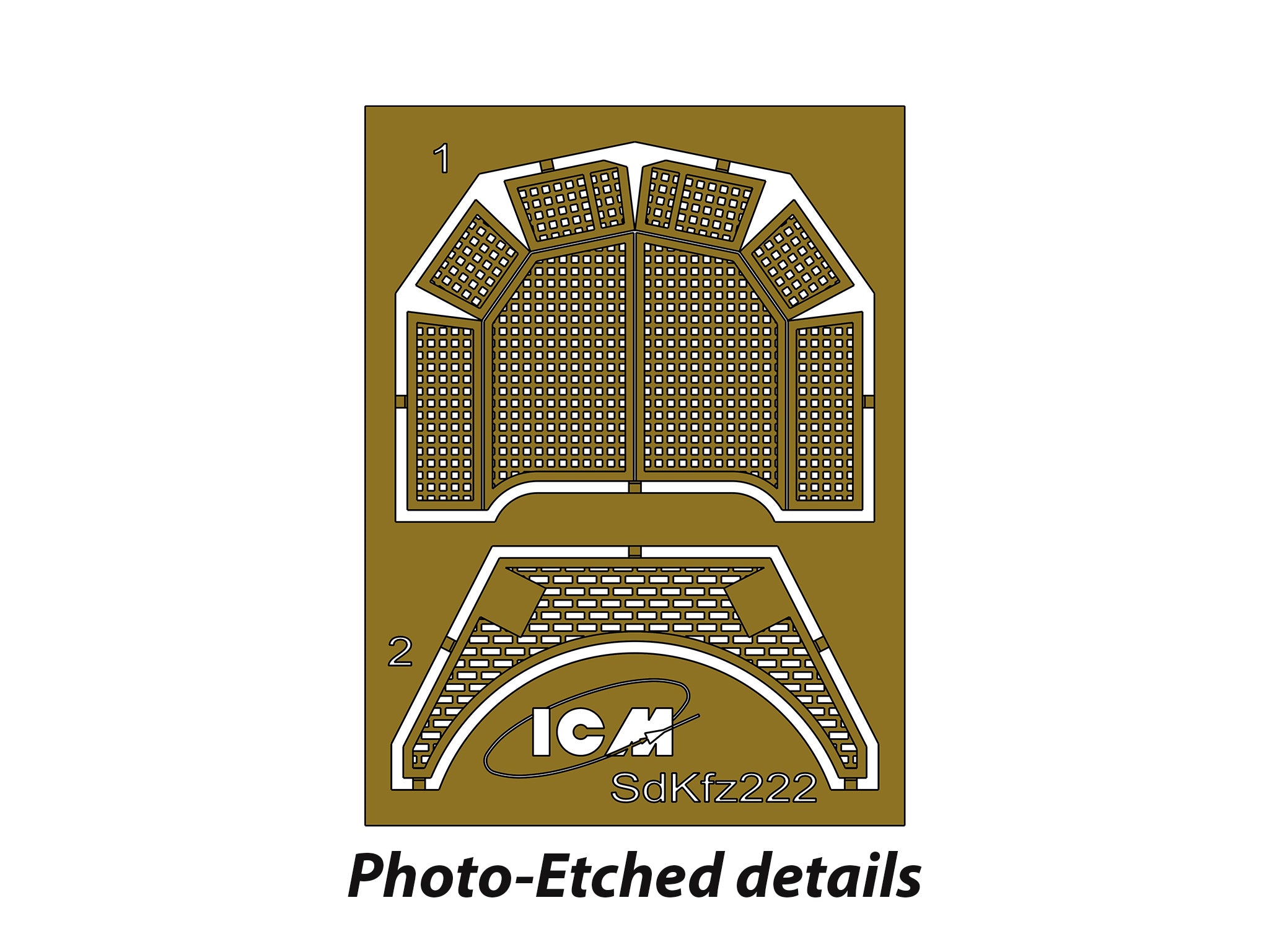 ICM DS7207 Wehrmacht Light Armored Vehicles (Sd.Kfz.222 / Sd.Kfz.223 / Sd.Kfz.260 and Sd.Kfz.261) 1/72 – Bild 6