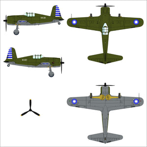 Dora Wings 48053 Vultee P-66 Vanguard 1/48 – Bild 6