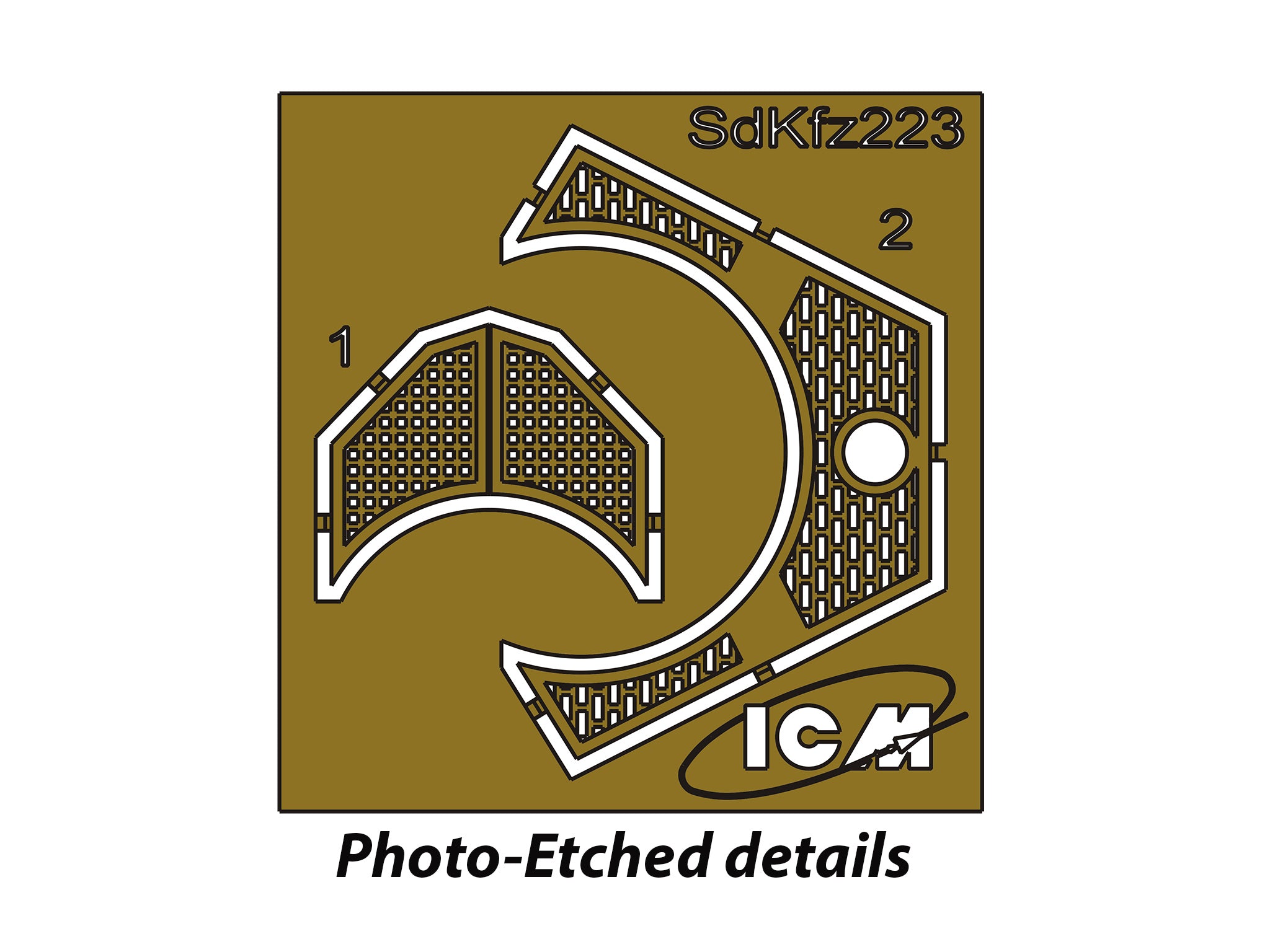 ICM DS7207 Wehrmacht Light Armored Vehicles (Sd.Kfz.222 / Sd.Kfz.223 / Sd.Kfz.260 and Sd.Kfz.261) 1/72 – Bild 7