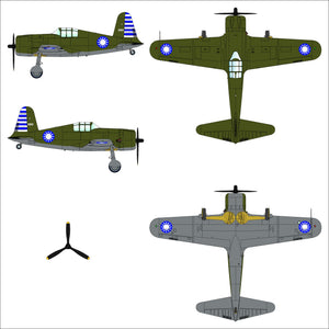 Dora Wings 48053 Vultee P-66 Vanguard 1/48 – Bild 7
