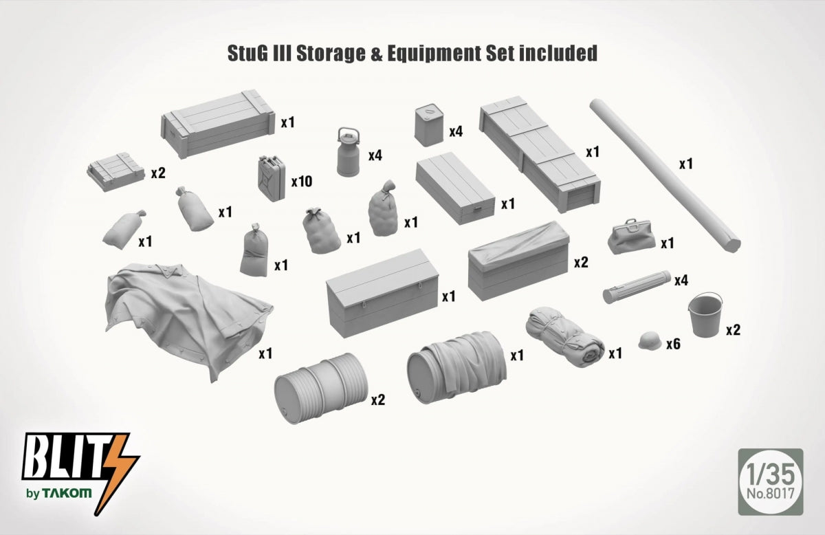 Takom 8017 StuH 42 StuG III Ausf. G Mid Production 2 in 1 1/35 – zdjęcie 5