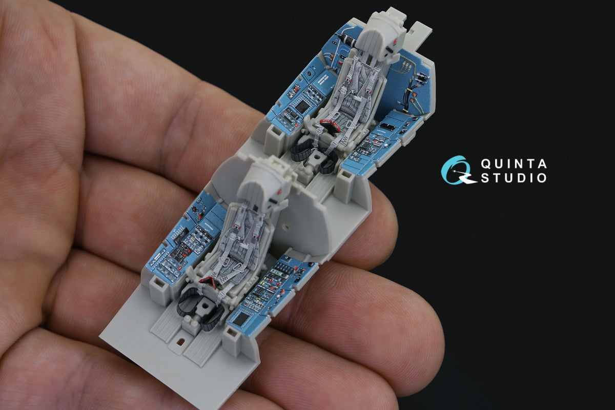 Quinta Studio QD48188 Su-30SM 3D-Printed coloured Interior on decal paper (for KittyHawk kit) 1/48 – imagen 11
