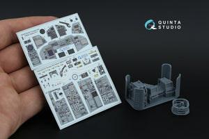 Quinta Studio QDS+32230 Tornado IDS Italian 3D-Printed &amp;amp; coloured Interior on decal paper (Italeri) (Small version) (with 3D-printed resin parts) 1/32 – zdjęcie 2