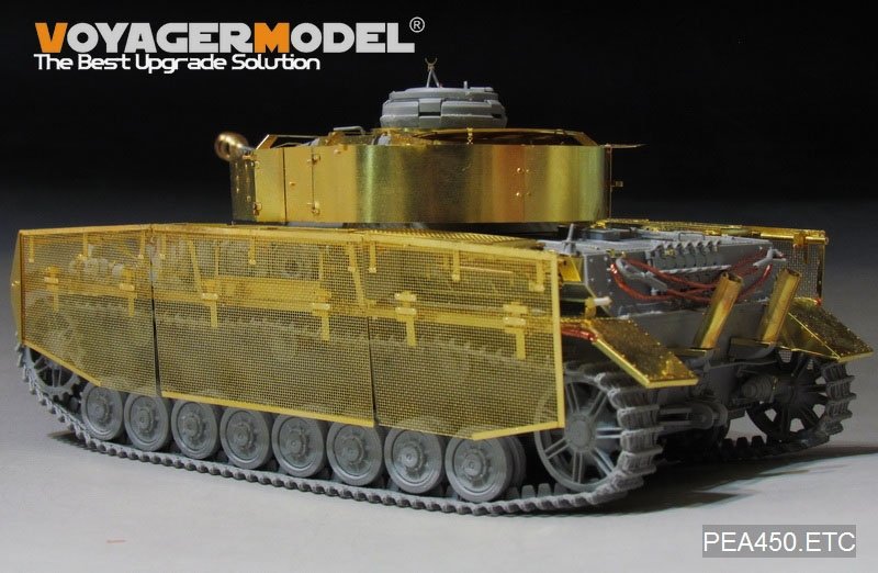 Voyager Model PEA450 WWII German Pz.Kpfw.IV Ausf.J &amp;quot;Thoma shields&amp;quot; wire mesh schürzen (Last Production) (FOR Boder 35008) 1/35 – imagen 5