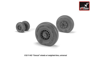 Armory Models AW32310 F-14D Tomcat late type wheels w/ weighted tires 1/32 – zdjęcie 3