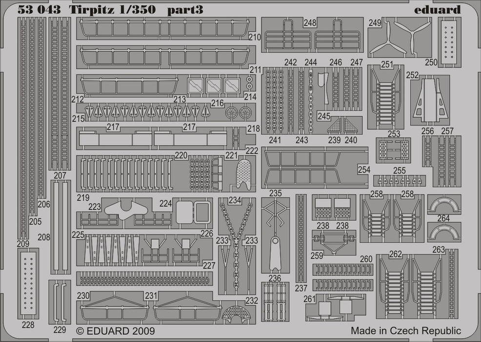 Eduard 53043 Tirpitz 1/350 REVELL – immagine 3