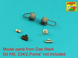Aber 16202 German Accessories for Horn, Notek, Front, Tail Convoy Lights 1/16 – imagen 12
