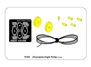 Aber R-08n All – purpose single Pulley x 2pcs 1/35 – image 8