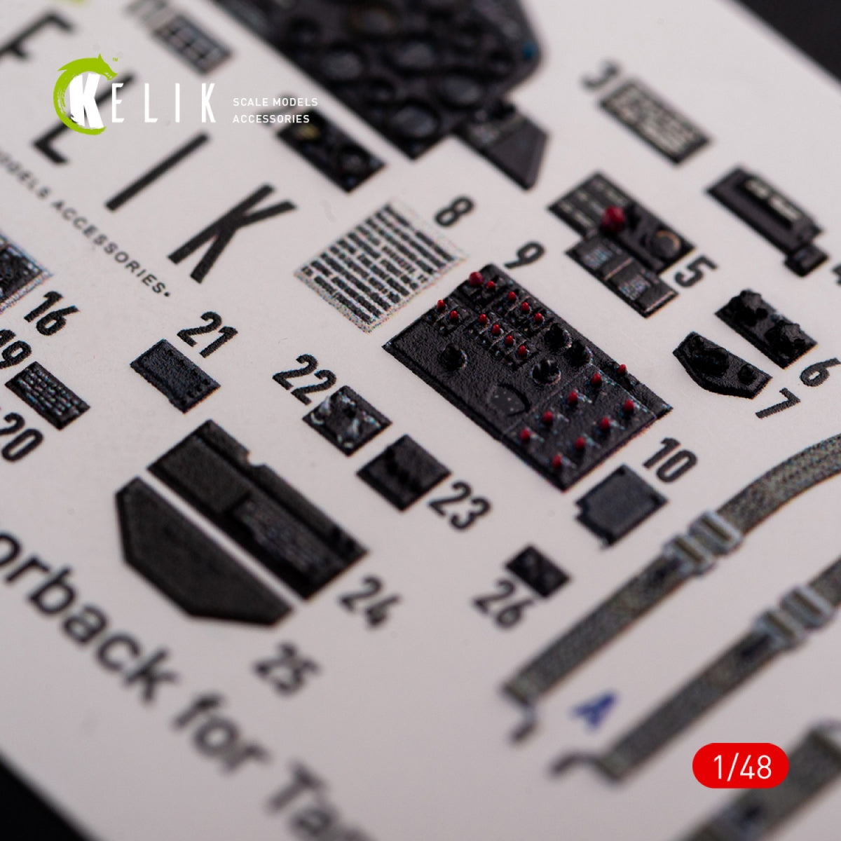 KELIK K48015 P-47D &amp;quot;Razorback&amp;quot; interior 3D decals for Tamiya kit 1/48 – imagen 6