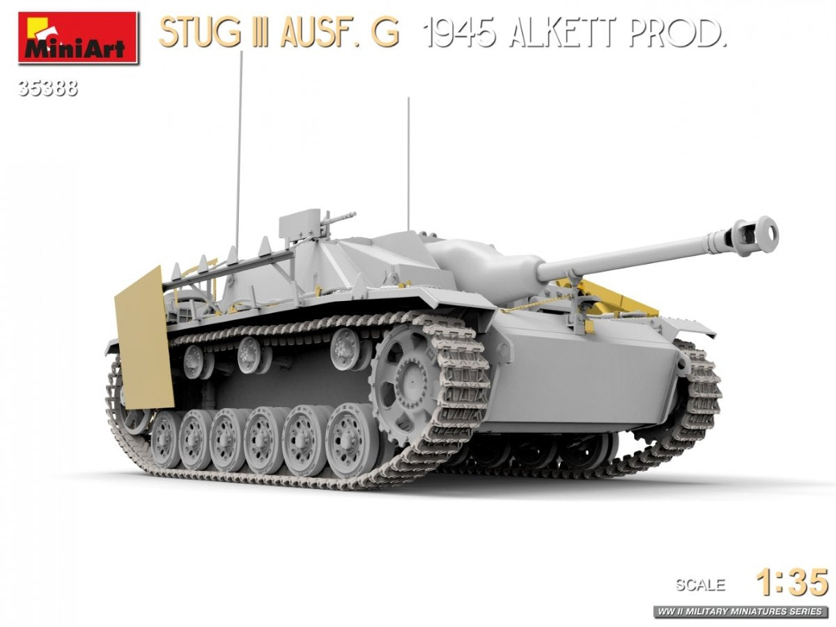 MiniArt 35388 STUG III AUSF. G 1945 ALKETT PROD. 1/35 – imagen 9