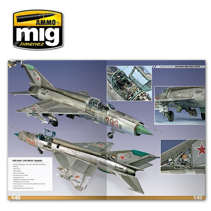AMMO de Mig Jimenez 6054 ENCYCLOPÉDIE DES TECHNIQUES DE MODÉLISME D&amp;#39;AVIONS VOL.5 : ÉTAPES FINALES (Anglais) – image 7
