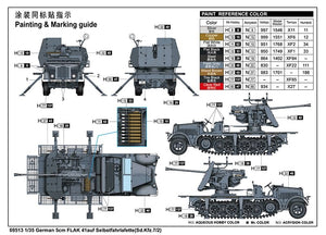 Trumpeter 09513 German 5cm FLAK 41auf Selbstfahrlafette(Sd.Kfz.7/2) 1/35 – imagen 5