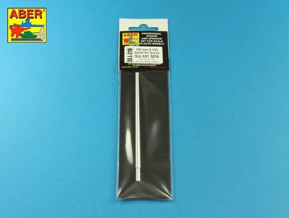 Aber 35 L-219 100 mm D-10S barrel for Soviet SU-101 1/35 – immagine 3