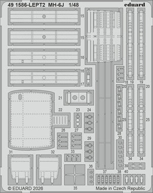 Eduard BIG49478 MH-6J for ICM 1/48 – Bild 3