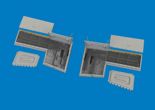 Eduard 632216 P-51B/ C gun bays PRINT for Eduard 1/32
