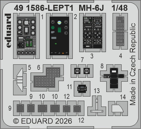 Eduard BIG49478 MH-6J for ICM 1/48 – Bild 2