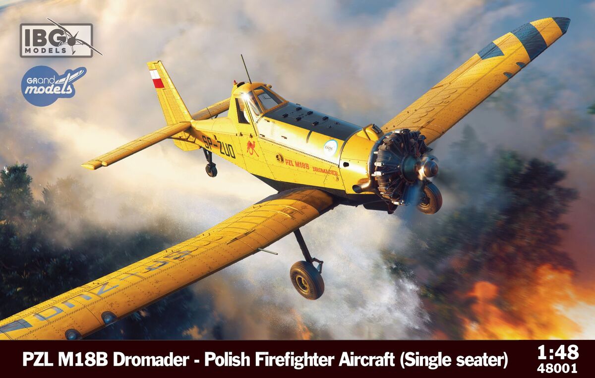 IBG 48001 PZL M18 B Dromader - Polish Firefigter Aircraft (Single Seater) 1/72